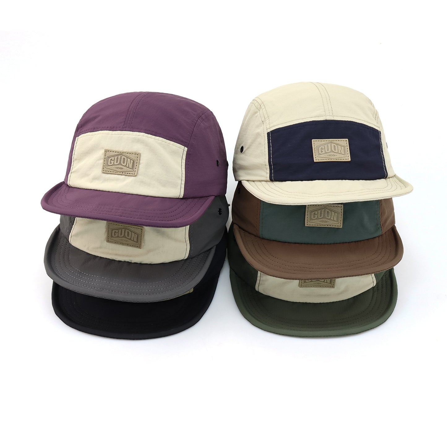 Retro Color Matching Outdoor Soft Brim Baseball Cap