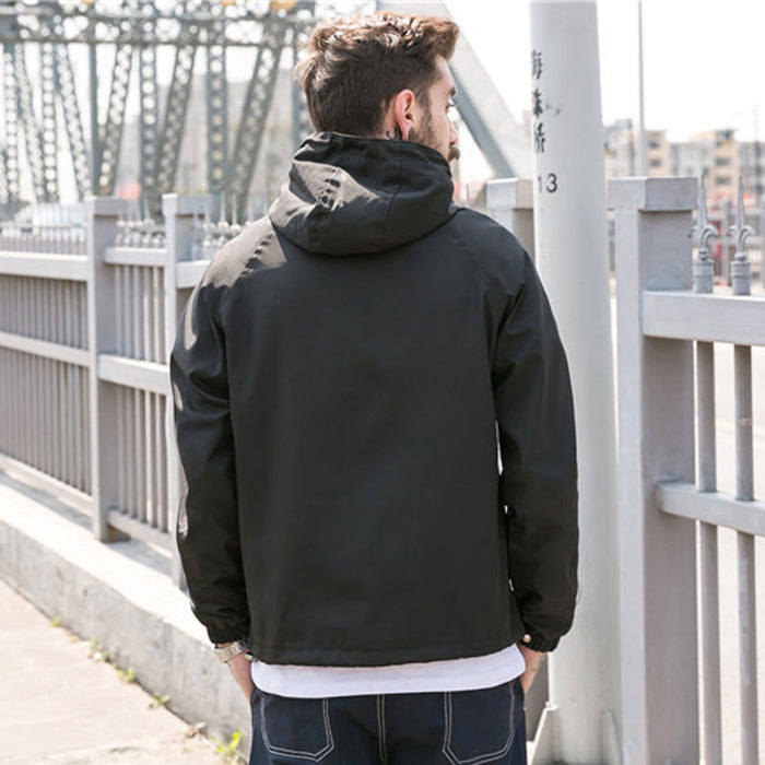 Thin Hooded Windbreaker