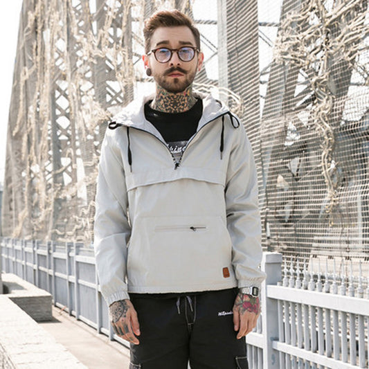 Thin Hooded Windbreaker