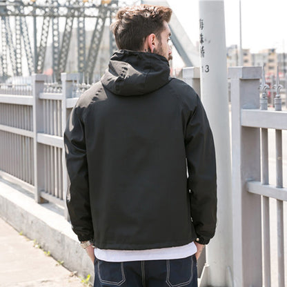 Thin Hooded Windbreaker