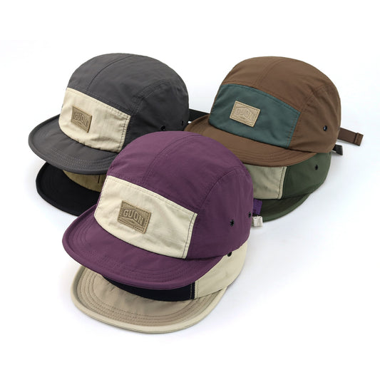 Retro Color Matching Outdoor Soft Brim Baseball Cap