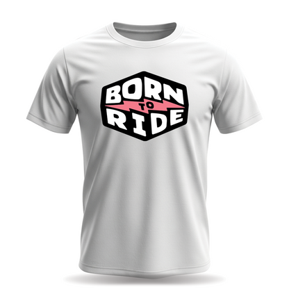 Kids Girls Born to Ride Tee