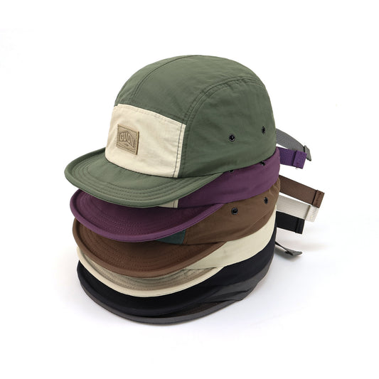 Retro Color Matching Outdoor Soft Brim Baseball Cap